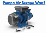 Mesin Bor Air Berapa Watt